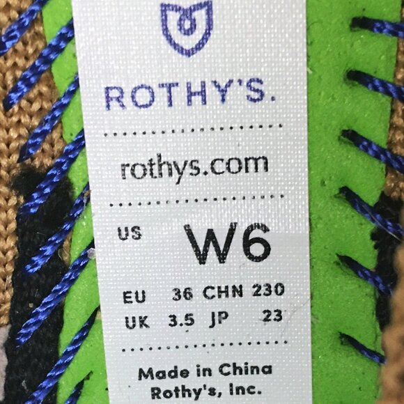 ROTHY'S "The Point II" Camel Captoe Knit Fabric Slip On Ballet Flats 🌷 NEW!! - Picture 15 of 16